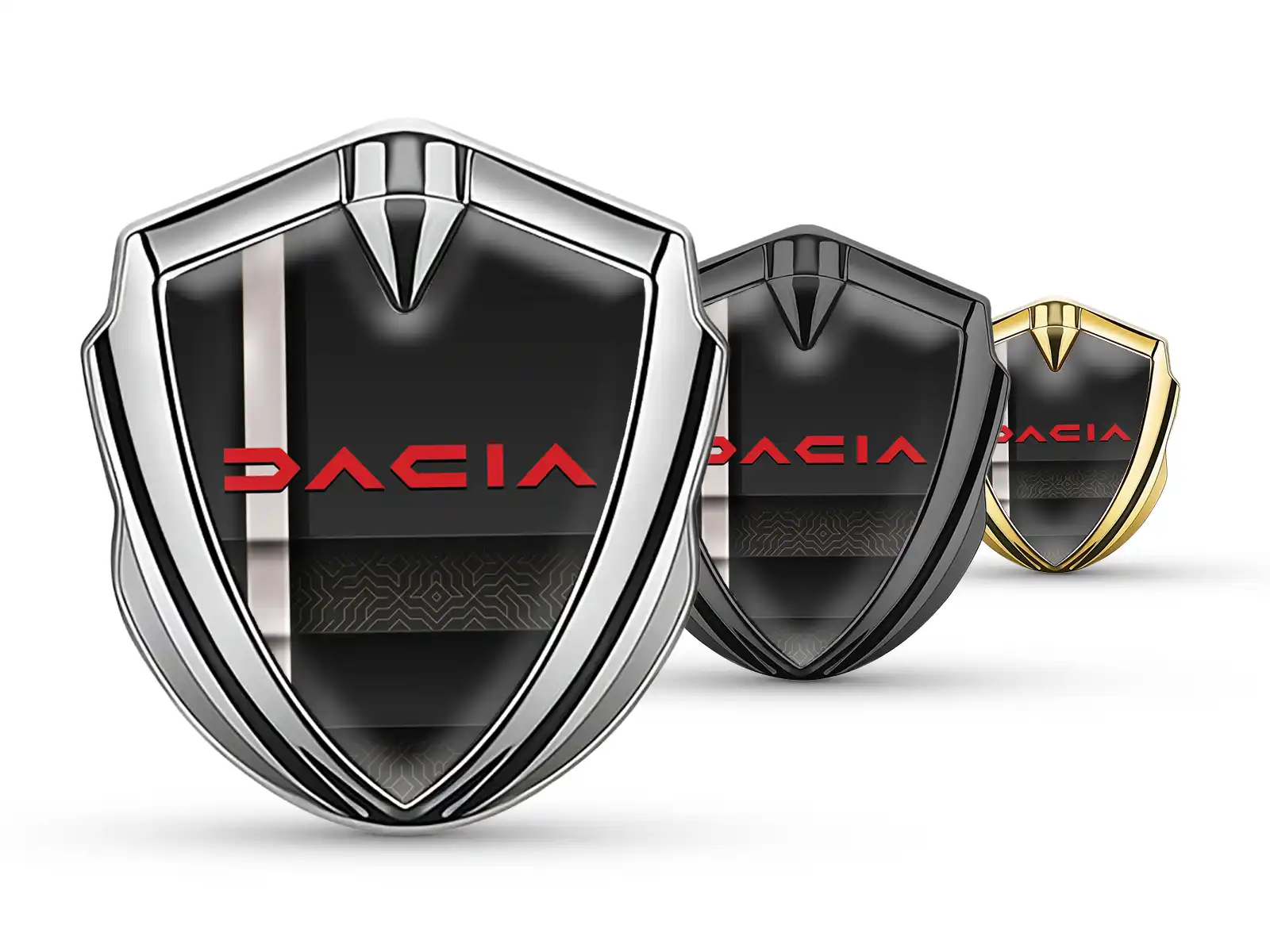 Dacia Auto Logo Abzeichen Limitierte Edition Schicker Look